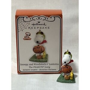Hallmark 2012 The‎ Peanuts Gang, Snoopy & Woodstock o' Lanterns Halloween